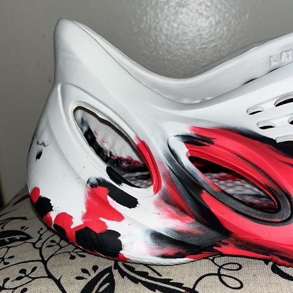 EVA Foam RNNR Runner Clog Slip-On New Unbranded MX Bone White Onyx Vermi… - Picture 4 of 16